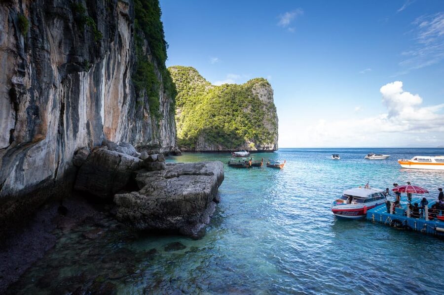 From Phi Phi: Full Day Longtail Tour Maya Bay & Snorkeling - Loh Samah Bay offers a quieter water break