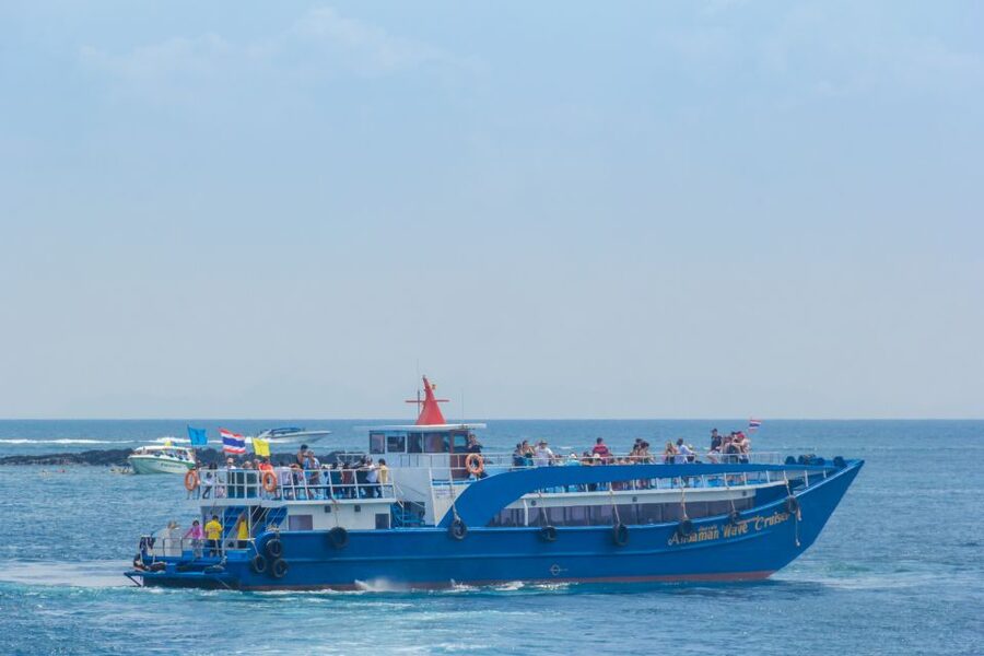 From Phuket: Snorkeling Ferry Cruise to Phi Phi Islands - Phi Phi Don beach time and a short snorkeling session