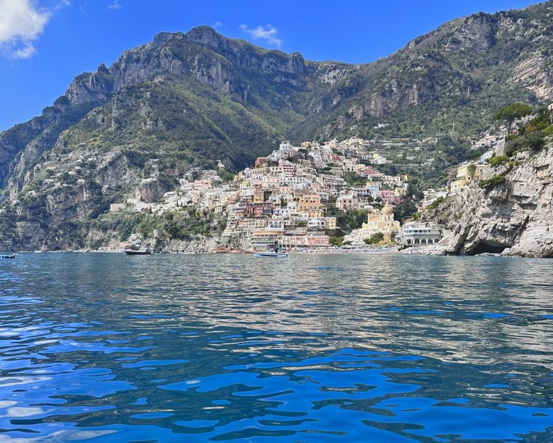 From Positano: Half-Day Amalfi Coast Boat Tour & Snorkeling - Along the coast toward Praiano
