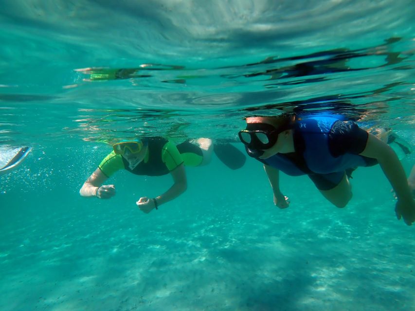 From Santa Pola: Snorkel Trip in Tabarca Island - Getting ready with mask and tube