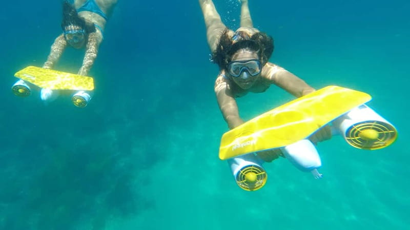 From Sesimbra: Sea Scooter Snorkeling boat Tour - Cruising the Arrábida coast by zodiac