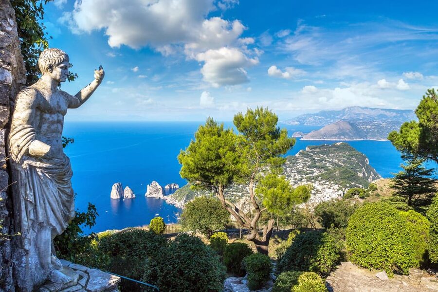 From Sorrento: Capri Boat Tour with Snorkeling & Drinks - White Grotto, Green Grotto, and the swimming stop