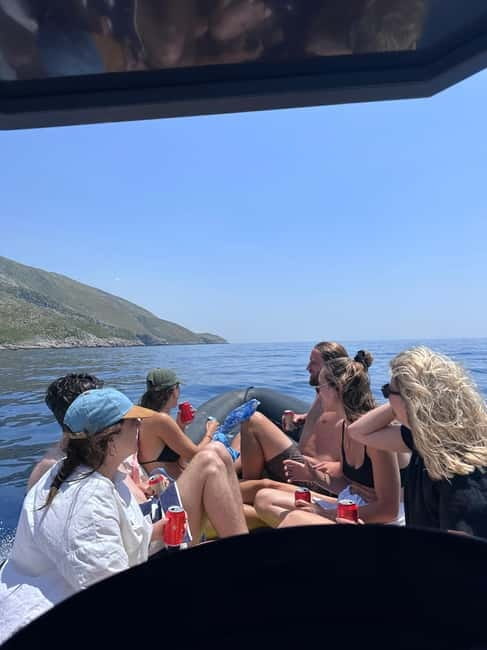 From Vlore: Haxhi Ali Cave Speedboat Tour with Snorkeling - The 30-minute speedboat run to the cave