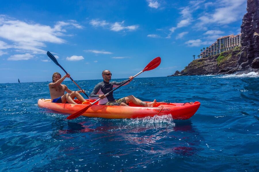 Funchal: KAYAK Rental or Guided tour with snorkeling - A Swim and Snorkel Break