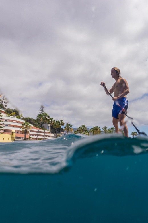 Funchal: SUP Rental or Guided tour with snorkeling - A swim and snorkeling pause