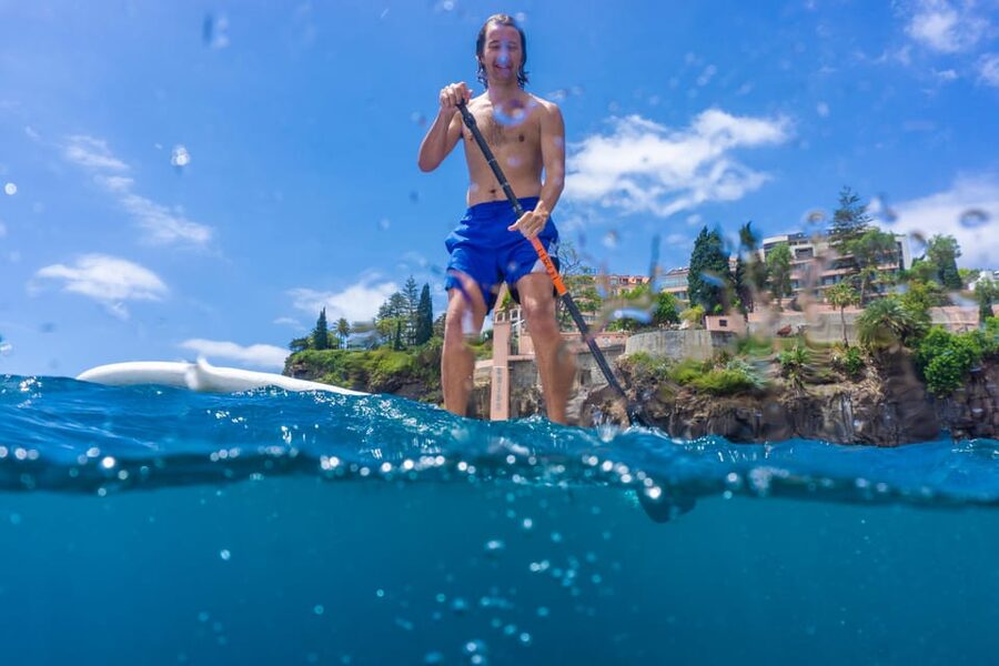 Funchal: SUP Rental or Guided tour with snorkeling - Getting ready at Madeira Divepoint