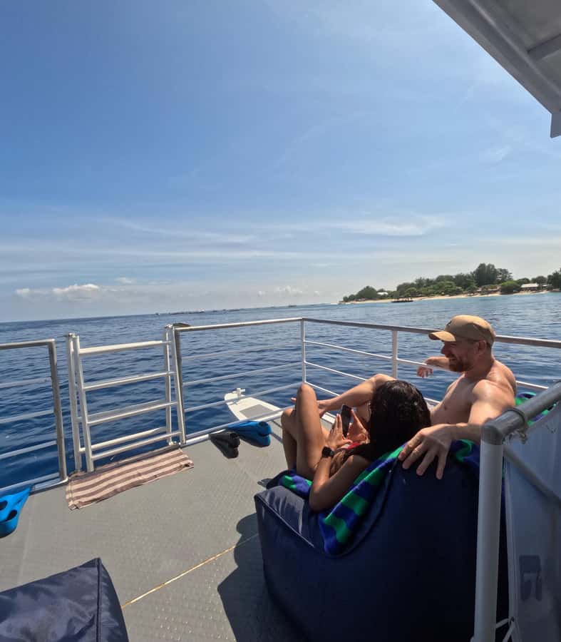 Gili Trawangan: 3-Gili Islands Snorkel Sunset Cruise w/ BBQ - Gili Air for reef, fish, and the BBQ