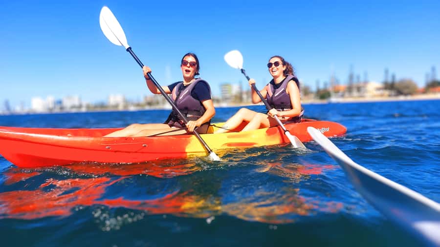 Gold Coast: Wave Break Island Kayaking & Snorkeling tour - Crossing Wave Break Island on foot