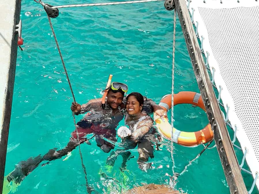 Grenada: Sailing and Snorkeling To the Underwater Sculpture - Sailing north from Grand Anse