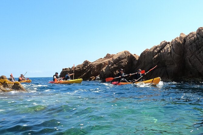 Guided Kayak & Snorkel tour to Costa Brava: Small Group and Lunch - Three hours around coves, caves, and open water