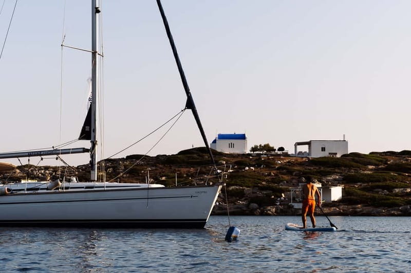 Heraklion: Sunset Sailing Cruise Dia Island with Snorkeling - Sunset on the way back to Heraklion
