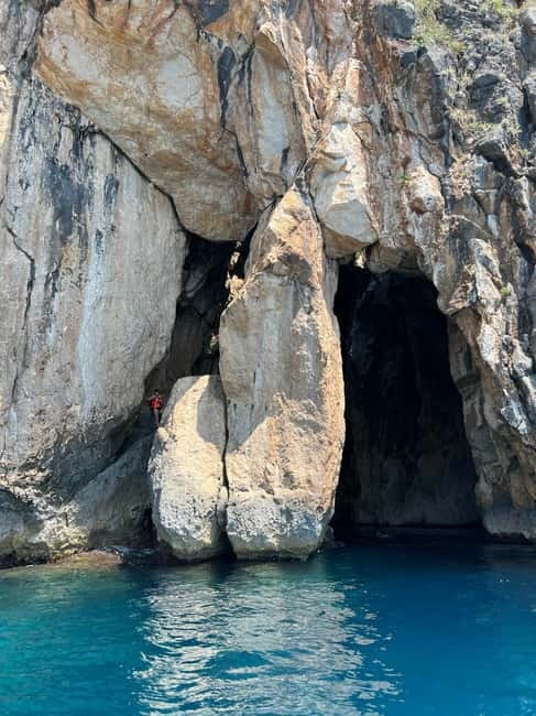 Himare Hidden Gems Tour: 10+ Beaches, Caves & Snorkel Stops - Leaving Himara Mini Dock