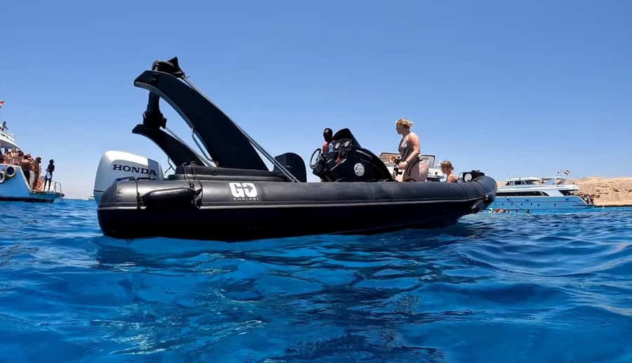 Hurghada: 3-Island Speedboat, Dolphin Watching & Snorkeling - A fast start from Hurghada to the Red Sea