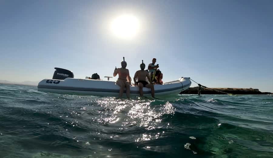 Hurghada: 3-Island Speedboat, Dolphin Watching & Snorkeling - Orange Bay, the most developed island stop