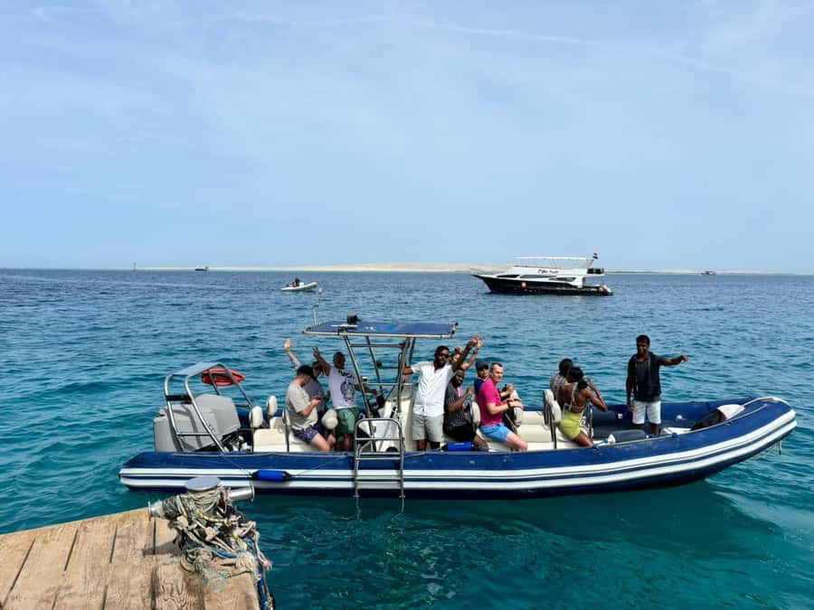 Hurghada: 6 Islands Tour with Dolphin Watching & Snorkelling - Orange Bay offers the classic beach stop