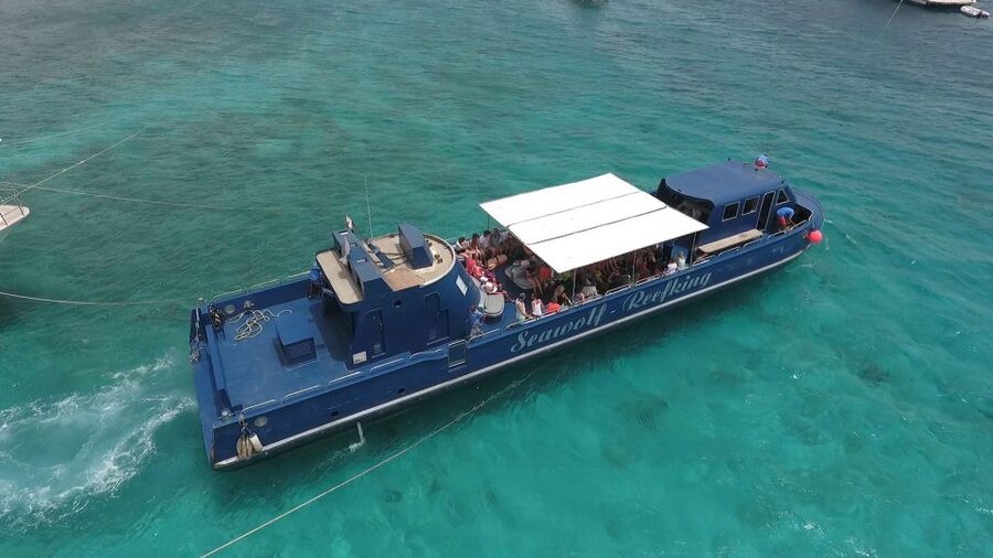 Hurghada: Empire Submarine Boat Trip with Snorkel and Drinks - Forty-five minutes behind the underwater windows