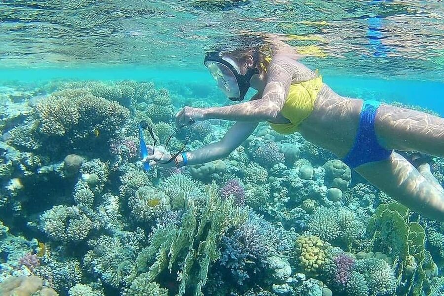Hurghada: Full-Day Snorkeling Tour in Sharm El Naga w/Lunch - Beach time, children, and downtime