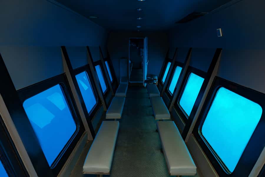 Hurghada: Semi-Submarine Boat Tour w/ Snorkeling & Transfer - Watching the reef through underwater windows