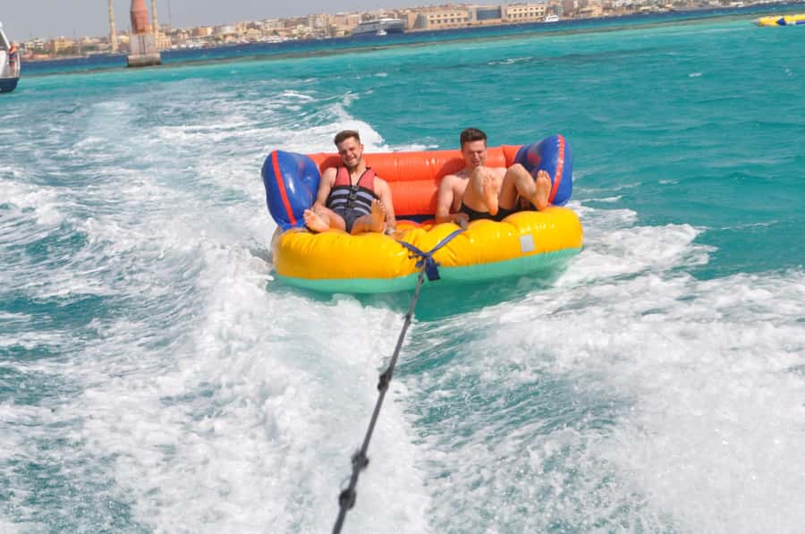 Hurghada: Snorkeling 6 x 1 to Orange Bay w Diving & Massage - A first scuba session with close instruction