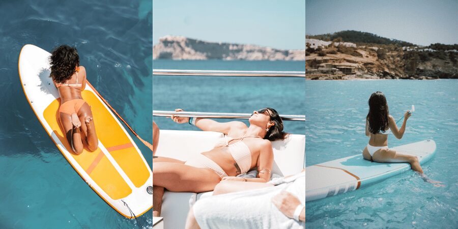 Ibiza: Adults-Only Cruise with Drinks, Food, Snorkel, and DJ - Cala Tarida and the scenic return