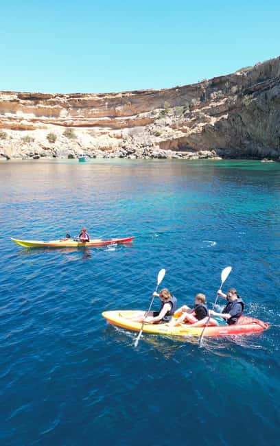 Ibiza: Kayak & Snorkel in Sea Caves and Crystal Waters - What the $58 price includes