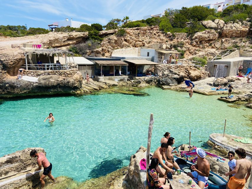 Ibiza Safari Private – Hidden Beaches, Caves & Snorkeling - Es Calonet, the main swim and snorkel stop