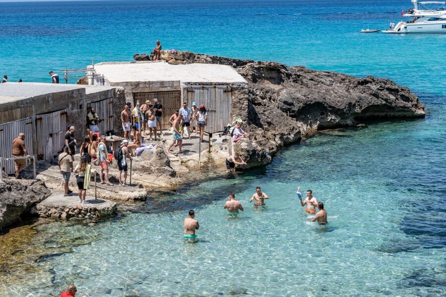 Ibiza Safari Private – Hidden Beaches, Caves & Snorkeling - Cala Comte and the classic Ibiza coast