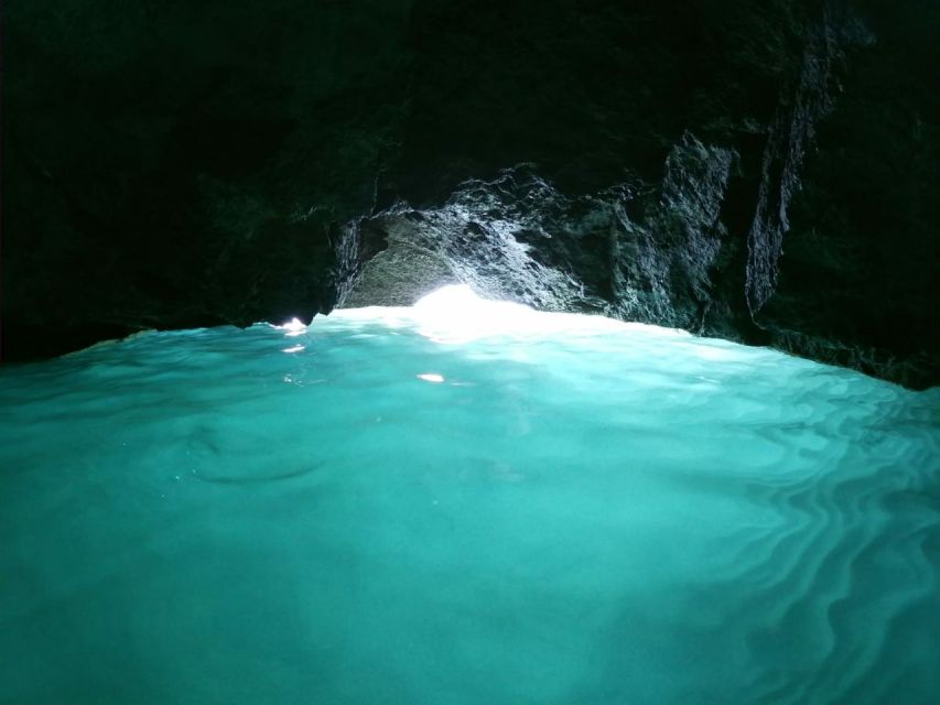Ischia: Island Boat Tour with Neapolitan Lunch & Snorkeling - The Green Grotto and the main meal aboard