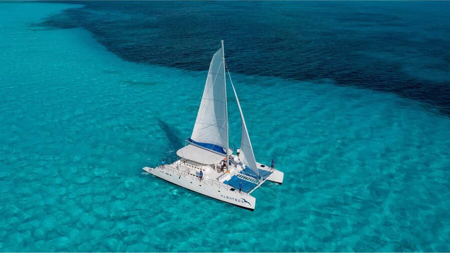Isla Mujeres Catamaran, Snorkel & Buffet Lunch - Forty-five minutes at the coral reef