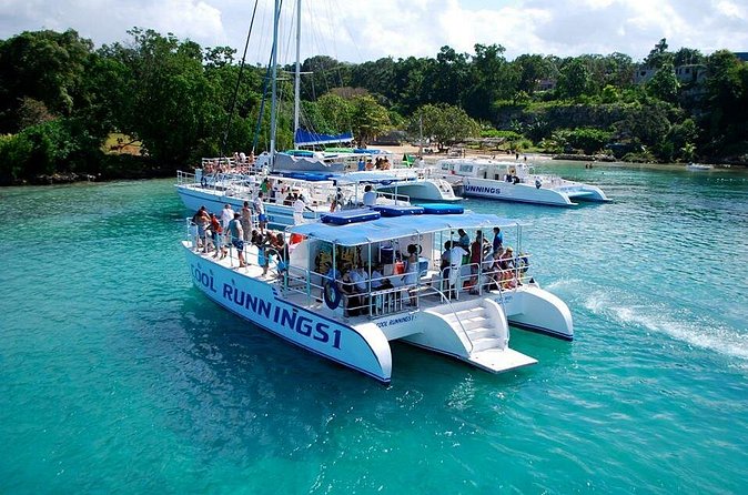 Jamaica Dunn's River Falls Party Cruise with Snorkeling - Snorkeling among coral and fish