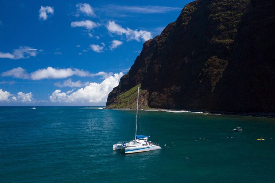 Kauai: Napali Coast Sail & Snorkel Tour from Port Allen - The reef stop and what you may see