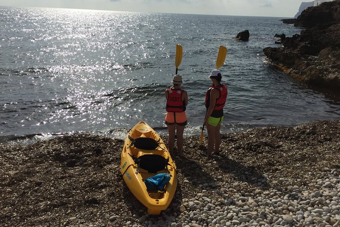 Kayak and snorkel excursion to Cova Tallada - Who will enjoy this morning most