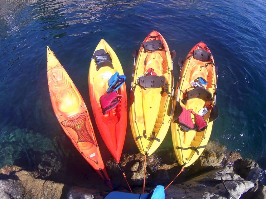 Kayak and snorkel Tour Platja d'Aro - The guides, languages, and support on the water