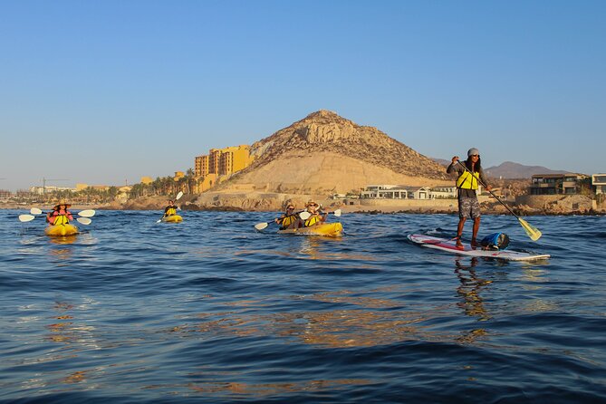 Kayak from Viudas Beach to Chileno Bay & Snorkel + Beach Time - Santa Maria Bay and the Blowhole Along the Way