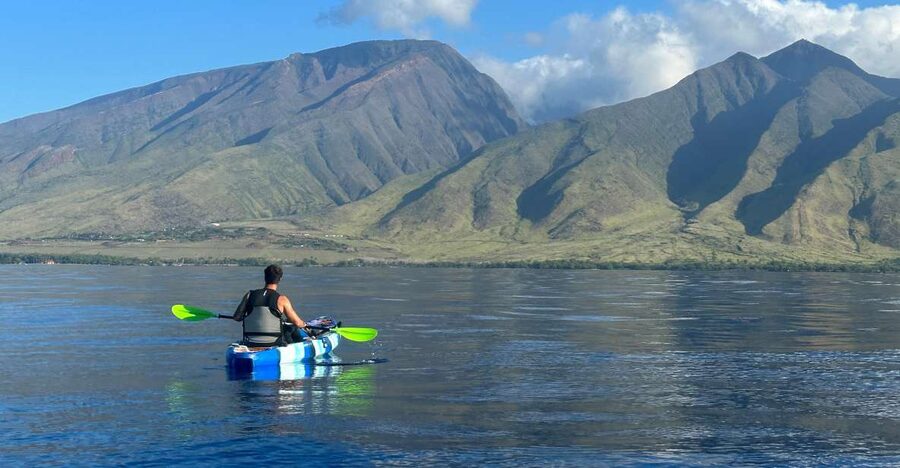 Kayak, Whale Watch And Snorkel At Turtle Town - The first hour: getting comfortable in the kayak