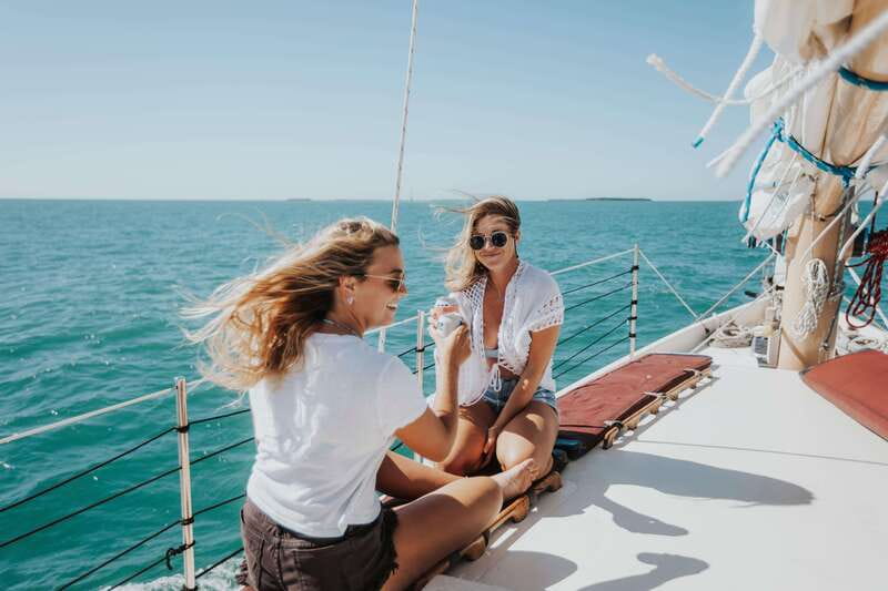 Key West Afternoon Sail, Snorkel, Kayak & Sunset Excursion - A calm sail between the active sections