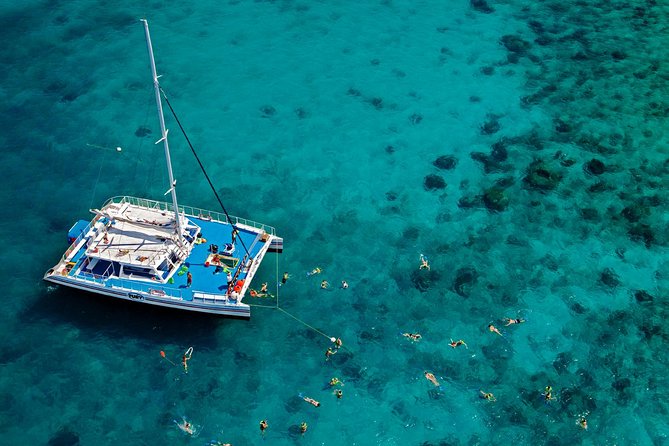 Key West Reef Snorkel – Morning Mimosas or Afternoon Margaritas - Getting into the water at the reef