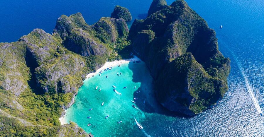 Khao Lak: Phi Phi Island, Maya Beach and Snorkeling Day Trip - Loh Samah Bay and Maya Bay From the Water