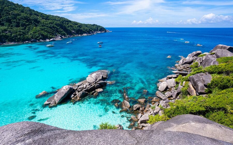 Khao Lak: Similan Islands Snorkeling Day Trip w/Meals - Collar Bay near Koh Bangu