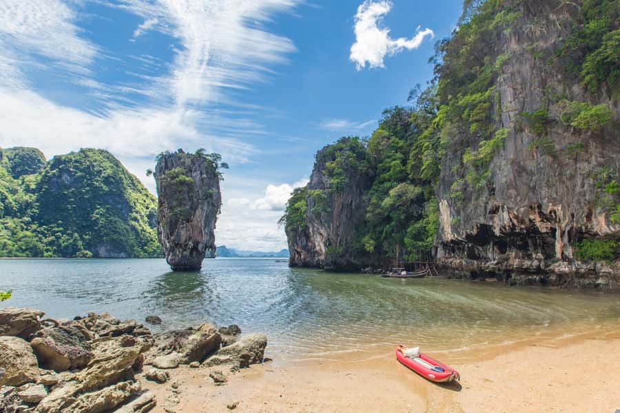Khaolak: James Bond Island Kayak Tour with Snorkeling &Lunch - Phang Nga Bay by boat