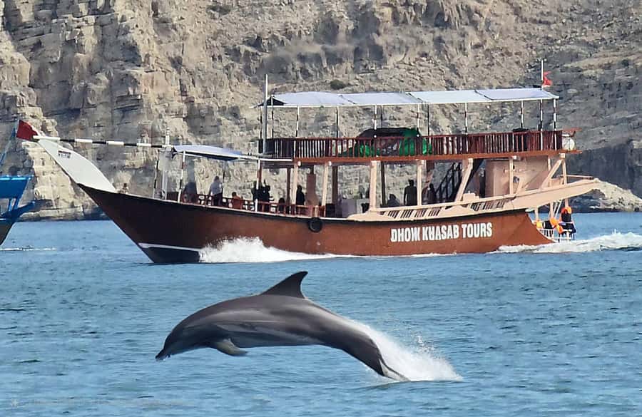 Khasab: Half-Day Dhow Cruise, Dolphin Watching, & Snorkeling - Meeting in Khasab and getting to the dhow