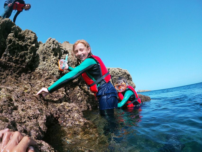 Kids Version - Coasteering with snorkeling: Algarve - Snorkeling and marine life along the cliffs