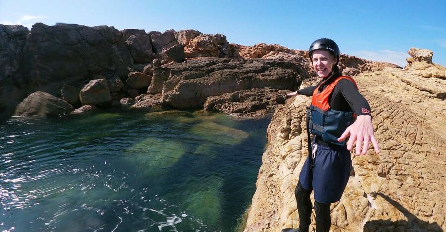 Kids Version - Coasteering with snorkeling: Algarve - From Vila do Bispo to Ingrina Beach