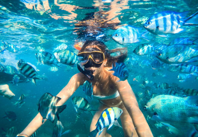Ko Samet: 5 or 6 Islands Snorkeling Tour with Lunch Option - The sea split at Koh Khame and Koh Krawai