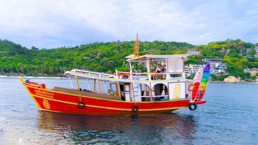 Ko Tao: Tao-Nangyuan Snorkeling Day Trip with Meals & Sunset - A full day on Royal Mariblue