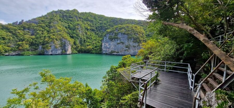Koh Samui: Day Tour to Ang Thong with Kayak, Snorkel & Lunch - The demanding climb to Pha Chan Charat viewpoint