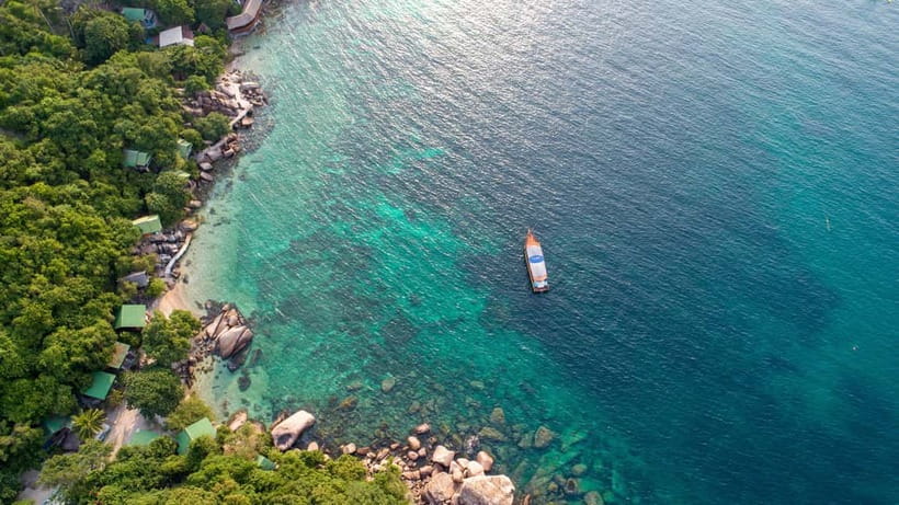 Koh Tao: First Light Snorkel Adventure with Oxygen Tours - Shark Bay closes the snorkeling route