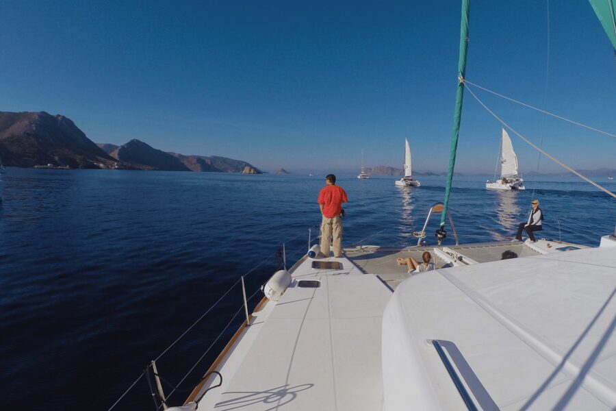 KOS: Catamaran Day Cruise – Swim, Snorkel, Food & Drinks! - What the spacious boat feels like