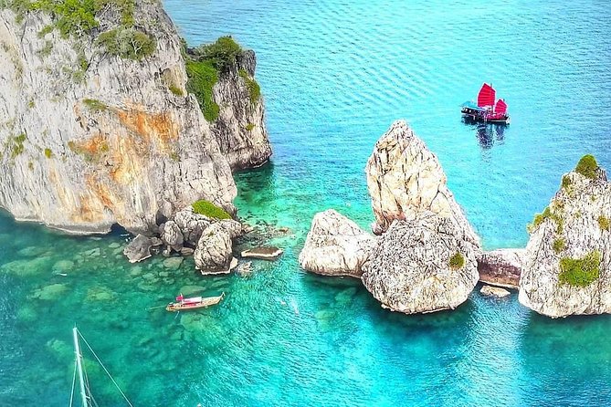 Krabi 4 Island Sunset Snorkeling Cruise + Bioluminescent Swim - Food, equipment, and comfort onboard