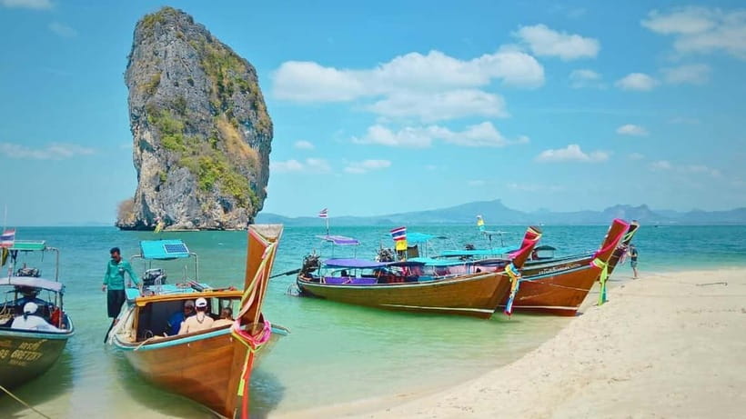 Krabi: 4 Islands Hopping & Snorkeling Tour - Phra Nang Cave and the princess spirit